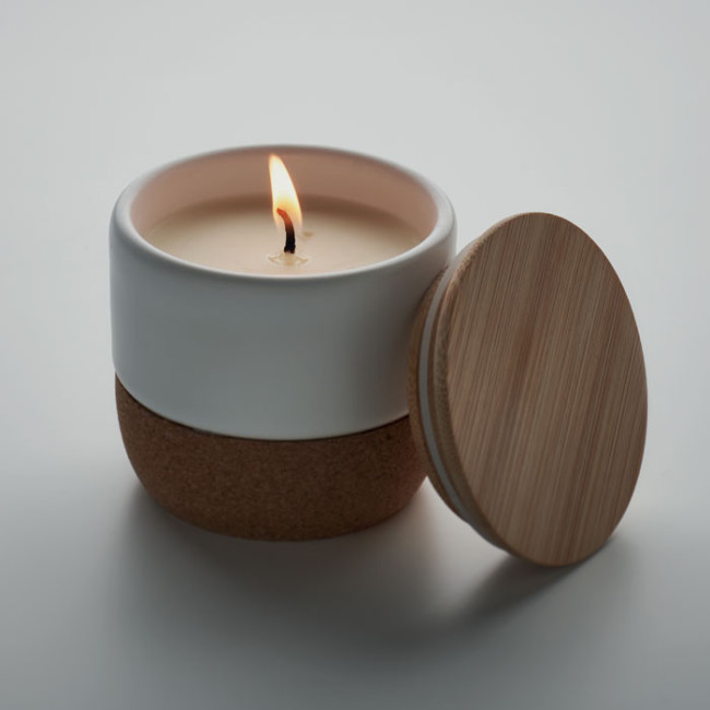 Bougie personnalisée dans un pot en grès Menkaure 