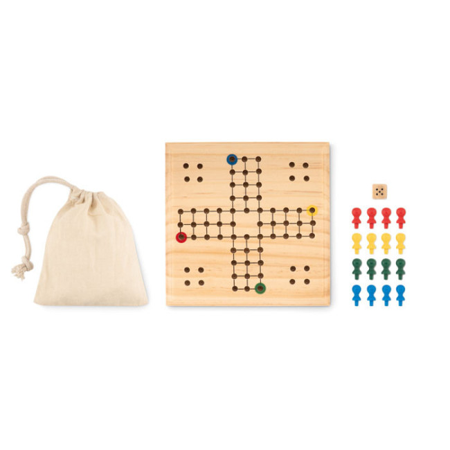 Jeux personnalisé en bois Ludo 