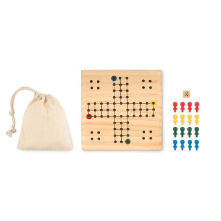 Jeux personnalisé en bois Ludo 