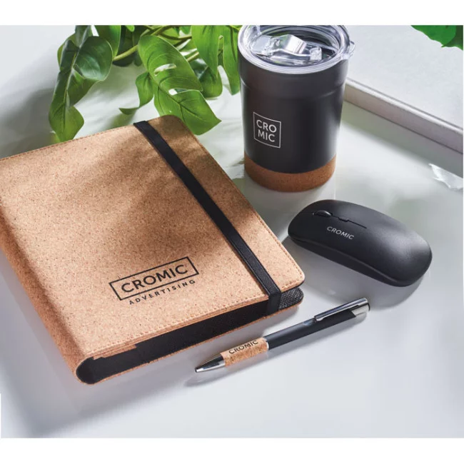 Conférencier A5 en liège avec carnet de note Origin 