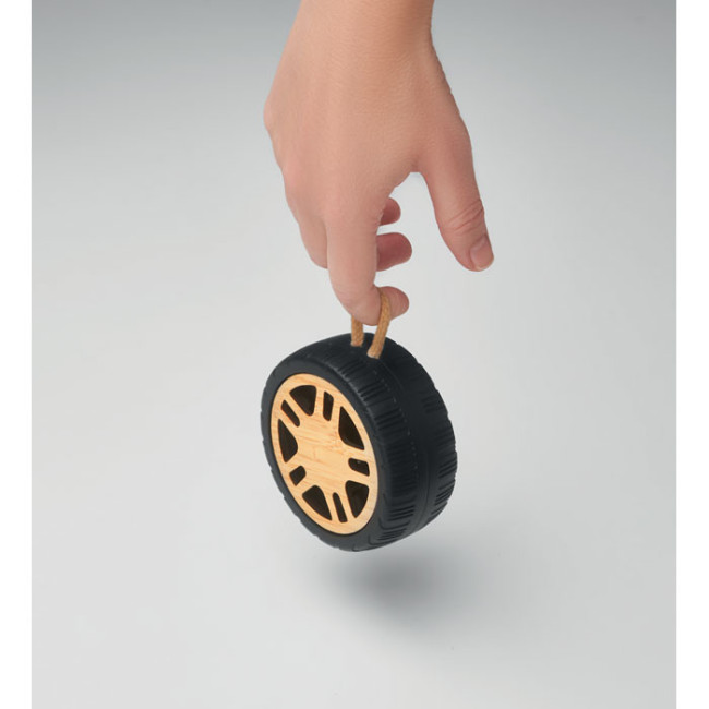 Enceinte en forme de roue publicitaire Matic 