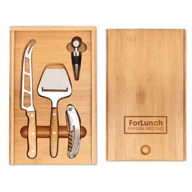 Set à fromage et vin personnalisable C&W 