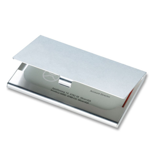 Etui cartes de visite en aluminium Epsom 