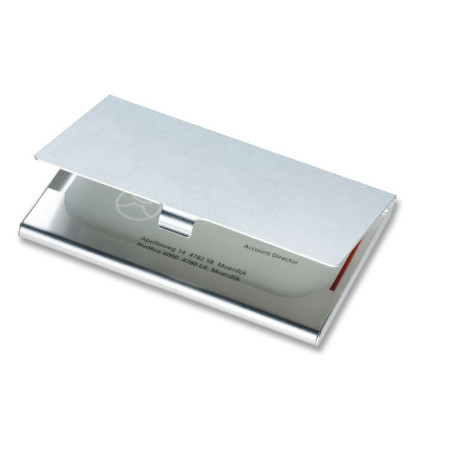 Etui cartes de visite en aluminium Epsom 