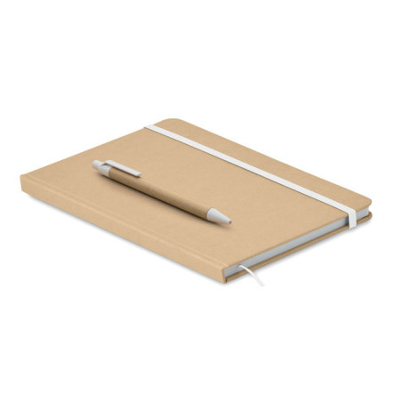 Carnet publicitaire A5 avec stylo Caratil 