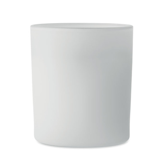 Bougie publicitaire mèche en bois Kivas 