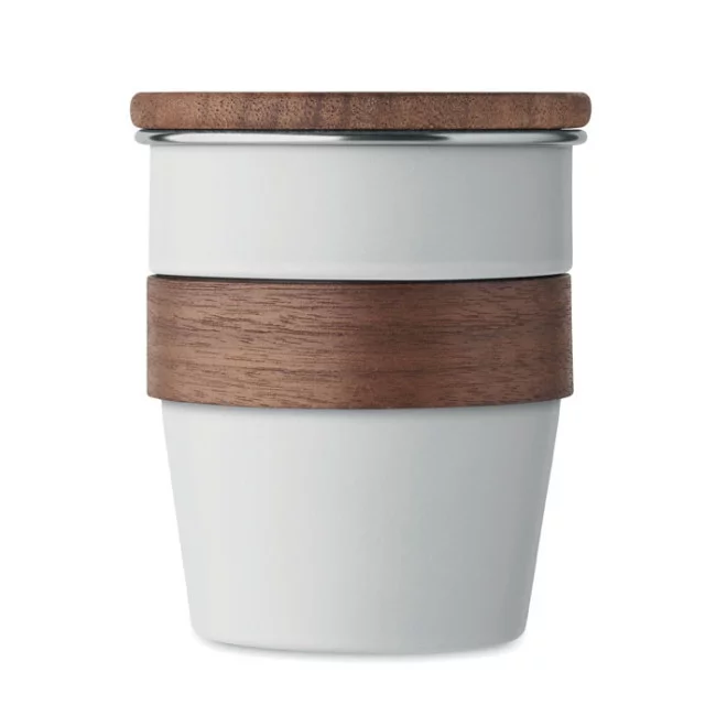 Gobelet en acier inox recyclé Walnut 350 ml 