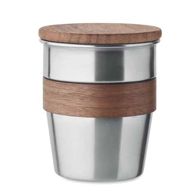 Gobelet en acier inox recyclé Walnut 350 ml 