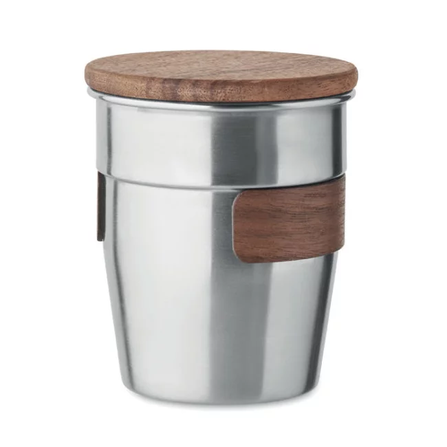 Gobelet en acier inox recyclé Walnut 350 ml 