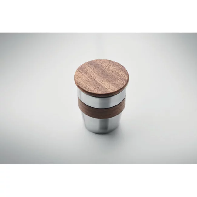 Gobelet en acier inox recyclé Walnut 350 ml 
