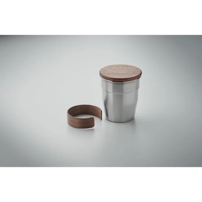 Gobelet en acier inox recyclé Walnut 350 ml 
