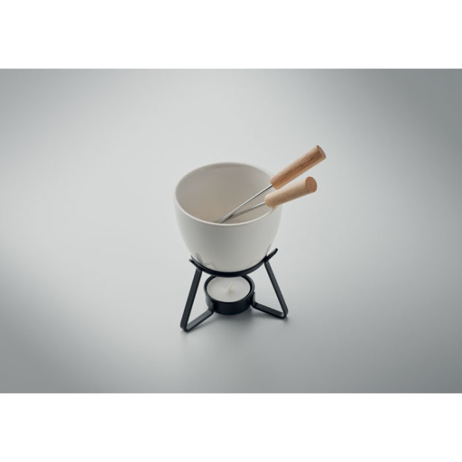 Petit service à fondue personnalisé Kase 