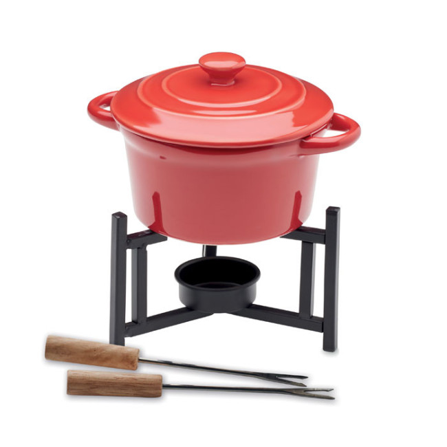 Service à fondue en céramique pour deux Big Kase 