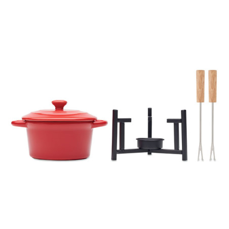 Service à fondue en céramique pour deux Big Kase 