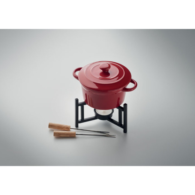 Service à fondue en céramique pour deux Big Kase 