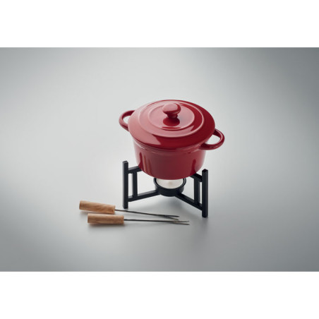Service à fondue en céramique pour deux Big Kase 
