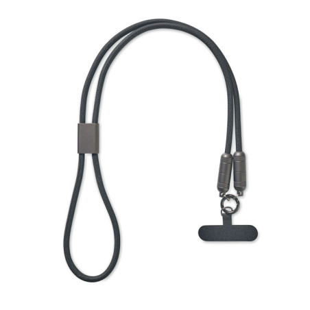 Lanyard avec câble 60W pour téléphone Shaka 