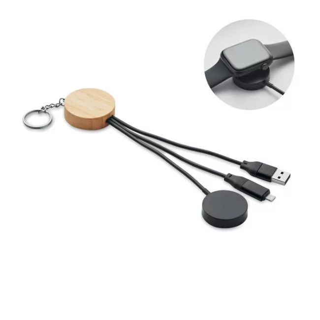 Porte-clés câble de charge personnalisé Bule 