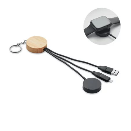 Porte-clés câble de charge personnalisé Bule 