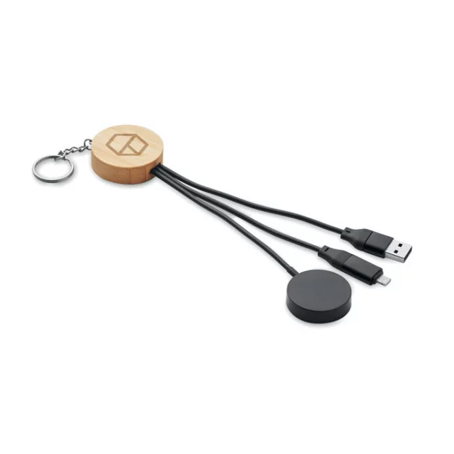 Porte-clés câble de charge personnalisé Bule 