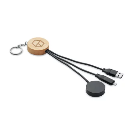 Porte-clés câble de charge personnalisé Bule 