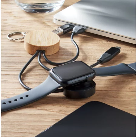 Porte-clés câble de charge personnalisé Bule 