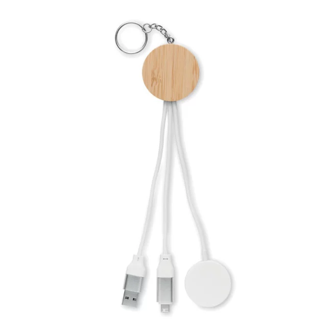 Porte-clés câble de charge personnalisé Bule 