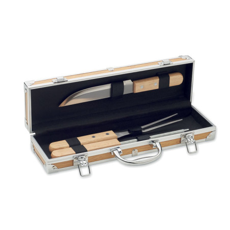 Set ustensiles barbecue personnalisé Tooldera 