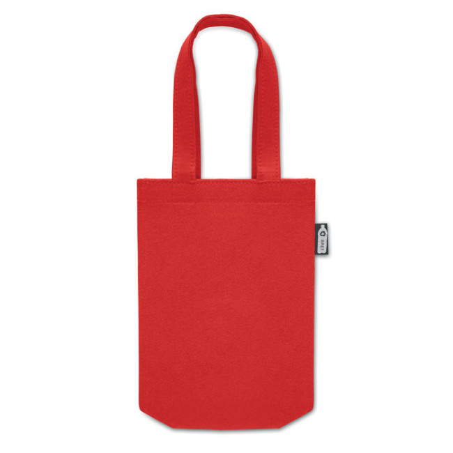 Petit sac cadeau personnalisé en feutre RPET Feltote 