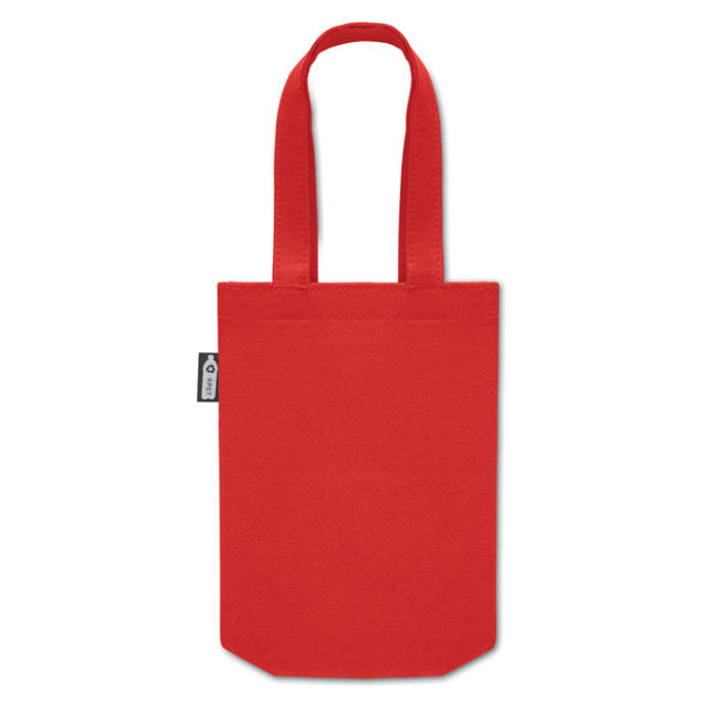 Petit sac cadeau personnalisé en feutre RPET Feltote 