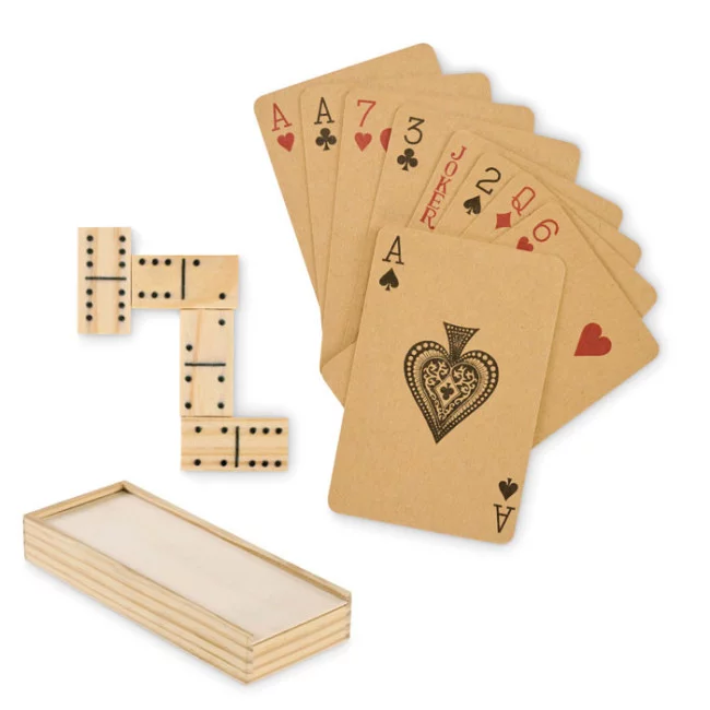 Set jeu de dominos et cartes à jouer Domi&Cards 