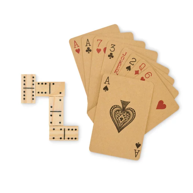 Set jeu de dominos et cartes à jouer Domi&Cards 