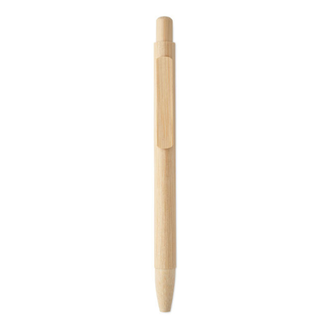 Stylo bille personnalisé en bambou Mambo 