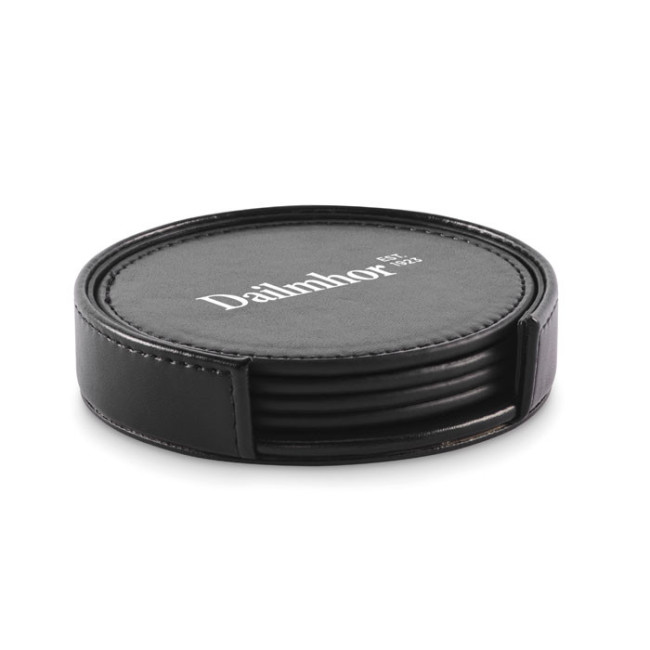 Lot de 4 sous-verres personnalisables en PU Posa 