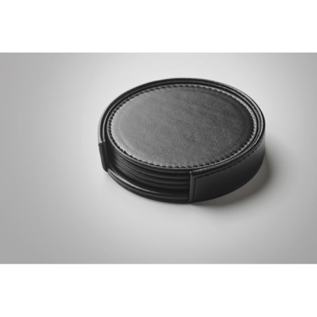 Lot de 4 sous-verres personnalisables en PU Posa 