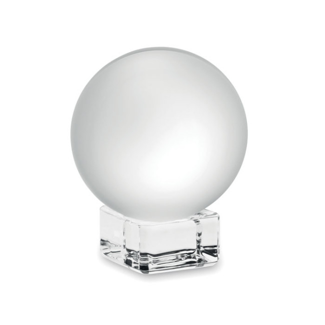 Trophée personnalisé en verre rond Glassward 