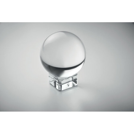 Trophée personnalisé en verre rond Glassward 