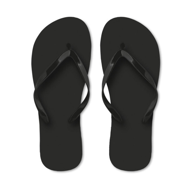 Tongs de plage publicitaires en PE taille M 