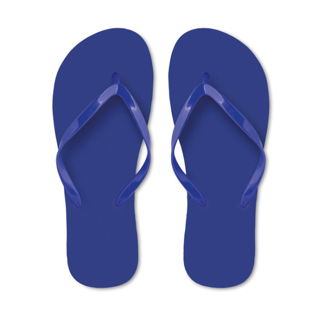 Tongs de plage publicitaires en PE taille M 
