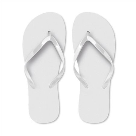 Tongs de plage publicitaires en PE taille M 