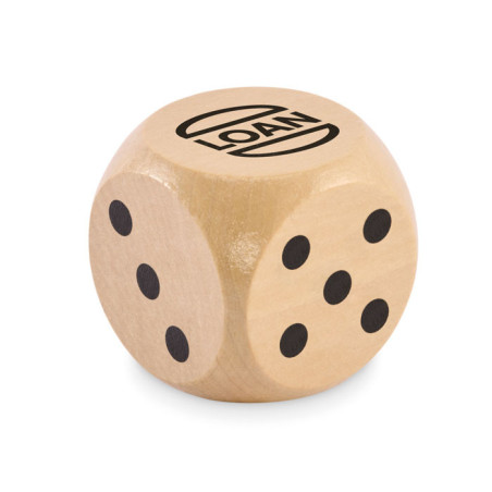 Dé personnalisable en bois Dado 