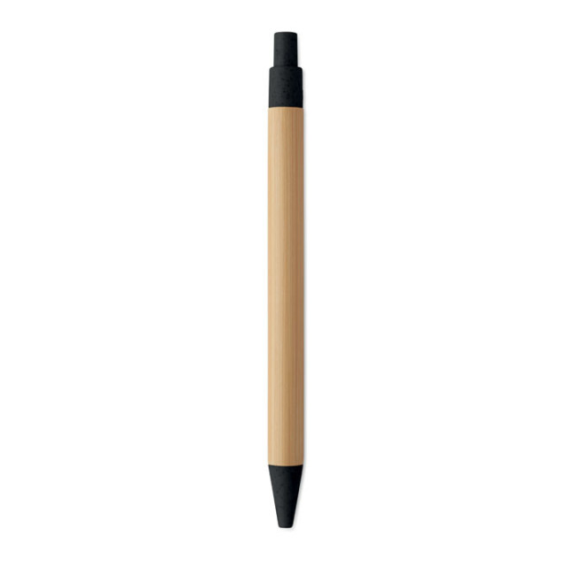 Stylo bille publicitaire en bambou Itea Colour 