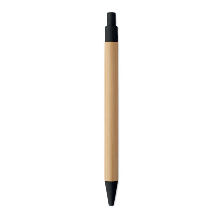 Stylo bille publicitaire en bambou Itea Colour 