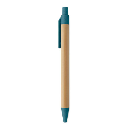 Stylo bille publicitaire en bambou Itea Colour 