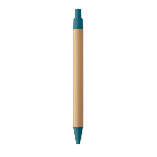 Stylo bille publicitaire en bambou Itea Colour 