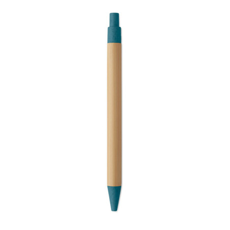 Stylo bille publicitaire en bambou Itea Colour 