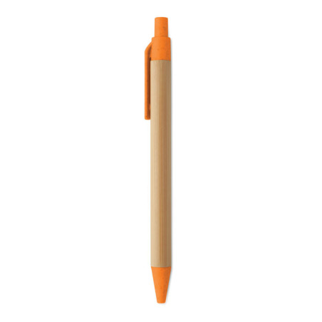 Stylo bille publicitaire en bambou Itea Colour 