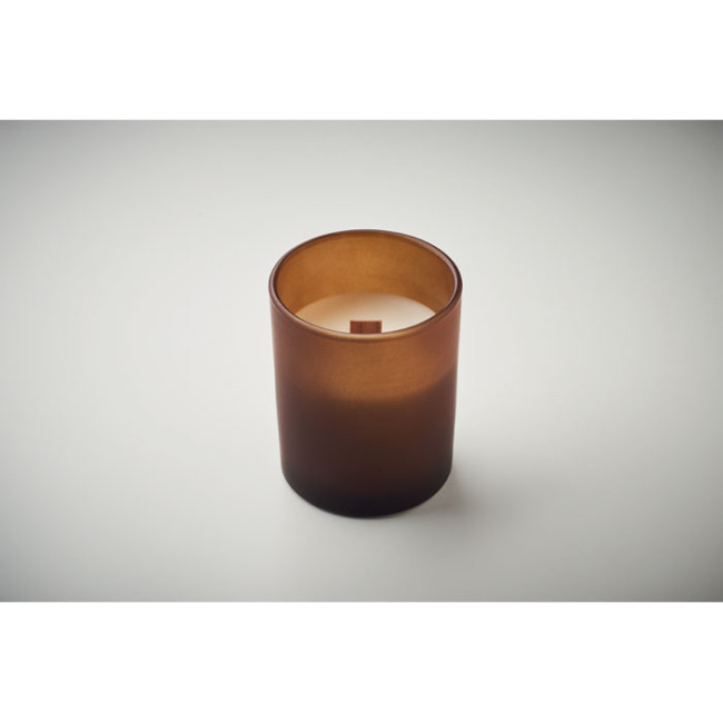 Bougie personnalisée en cire végétale Kivas Wood 