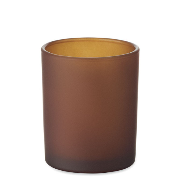 Bougie personnalisée en cire végétale Kivas Wood 