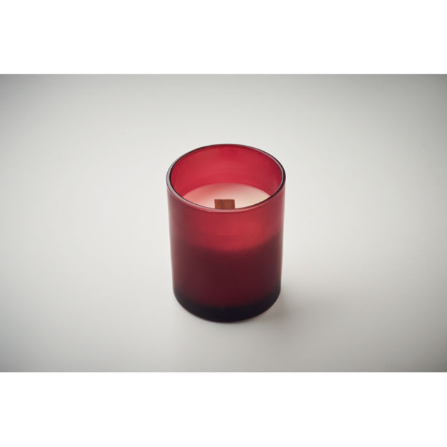 Bougie personnalisée en cire végétale Kivas Wood 
